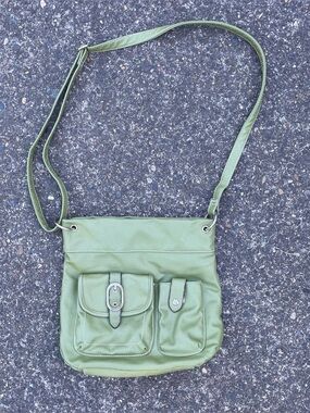 Target 2009 green crossbody bag/purse